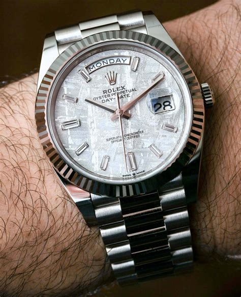 rolex watch day date 40|rolex day date 40mm price.